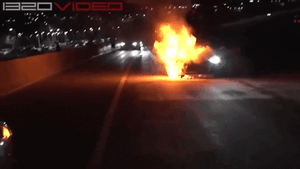 1100-HP Audi RS3 Catches Fire And Loses Brakes At 150 MPH