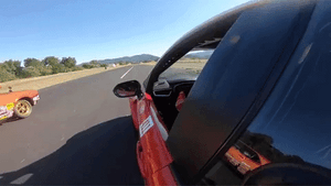 Toyota Corolla Races A 1967 Chevy Camaro