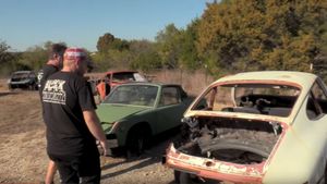 This Field Is Full Of Old Porsches