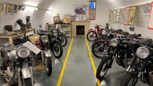 Australian Vintage Motorcycle Collection Hides In A Bunker