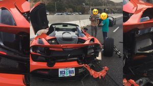 Rental McLaren 720S Spider Crashes In California