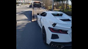 Speeding C8 Corvette Impounded