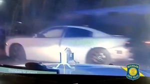 Dodge Charger Crash Creates Neighborhood Mess