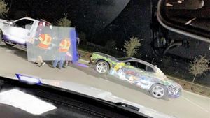 Mothers Street Race With Kids In Backseat