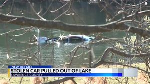 Stolen Car Pulled From New Jersey Lake