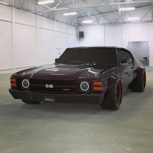 Purple Rain Chevelle: From Rendering To Masterpiece