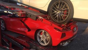 C8 Corvette Crushed By Overweight Maserati