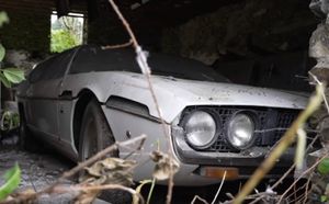Classic Four Seater Lamborghini Found Half Dead In A Forgotten Barn