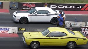 It's An Old School Vs Modern Muscle Car Showdown