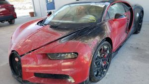 Copart Find: Toasted Bugatti Chiron
