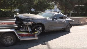 Street Racing Ford Mustang Busted On A Trailer