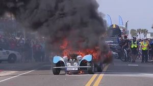 Florida Man’s Classic Car Burst Into Flames During Christmas Parade