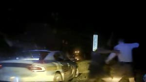 Tesla Driver Plows Into Police While Watching A Movie