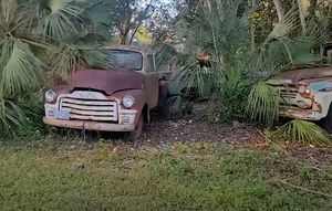 Field Of Classic Trucks Is Historic Inventory