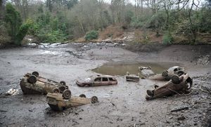 Nine Stolen Cars Pulled From Watery Scottish Grave