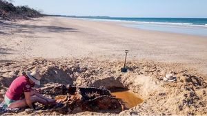 Couple’s Stroll On Beach Turns Into Sand Find