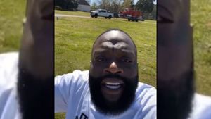 Rick Ross Buys A Fire Truck
