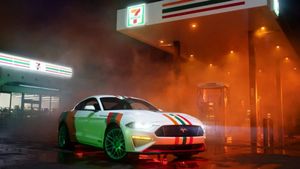 7-Eleven Customized A Ford Mustang