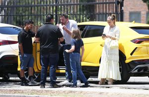 Ben Affleck's 10-Year-Old Son's Driving Lesson Gone Wrong