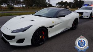 Ferrari Portofino Seized In Australia