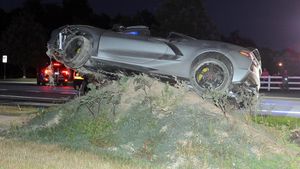 Delaware Man Beaches C8 Corvette