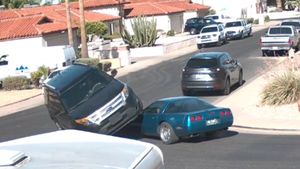 Ford Mommy Mobile Runs Right Over C4 Corvette