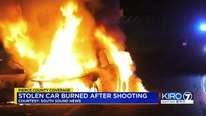 Stolen Car Burned After Road Rage Shooting