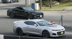 ZL1 Camaro Stomps Mustang GT In A Head To Head Drag Race