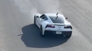 Man Breaks Reverse Speed Record In Corvette