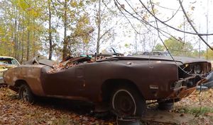 Seized And Crushed Dodge Charger Looks Like A Lost Cause