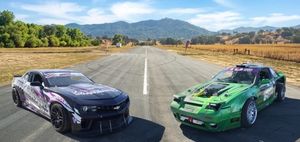 Drifters Try Their Hands At Drag Racing