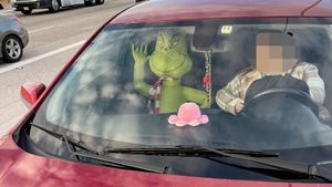 Arizona Grinch Gets Pulled Over In The Carpool Lane