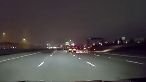 Corvette And Mustang Crash Street Racing