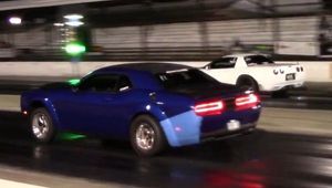 Supercharged C5 Corvette Tackles Dodge Demon