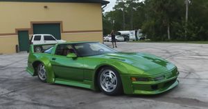 C4 Corvette Takes On JDM Racers With GTR Engine