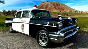 Young Wyoming Police Officer Restores ’57 Chevy Cruiser