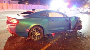 Impaired Canuck Camaro Driver Crashes Big