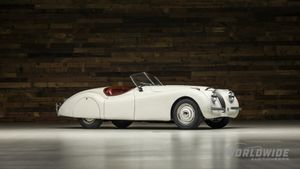 Rare Alloy-Bodied Jaguar XK120 Is Selling At Worldwide Auctioneers This Weekend