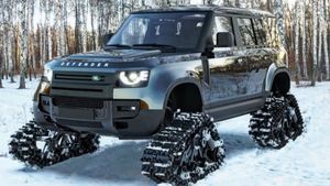 New Defender With Tracks Looks Fun