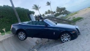 Woman Crashed Rolls-Royce Into $3 Million Statue