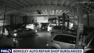 Thieves Raid Berkley Auto Repair Shop