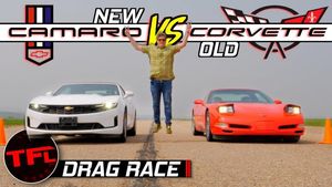 Can a Brand New 4-Cylinder Camaro Beat a C5 Corvette in a Drag Race?