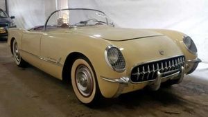 Polo White 1954 Corvette Makes For A Perfect Sunday Cruiser