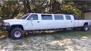 This 37-Foot Stretched Dodge Ram Can Be Your Redneck Chariot