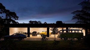 Brazilian Home Designed Around Antique Car Collection