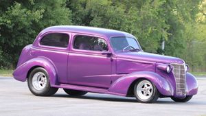 '38 Chevy Street Rod Is A Tubbed Purple Three-Seater