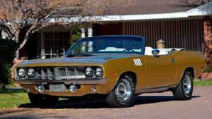 One-of-Five Six Pack 1971 Plymouth Cuda Convertible