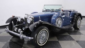 1936 Jaguar SS100 Replica Stands Out In Royal Blue Metallic