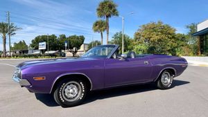 Cheer For The Plum Crazy 1970 Dodge Challenger Convertible