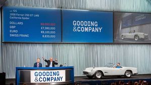 Gooding & Company Accrues Over $76 Million, 2019 Pebble Beach Auctions